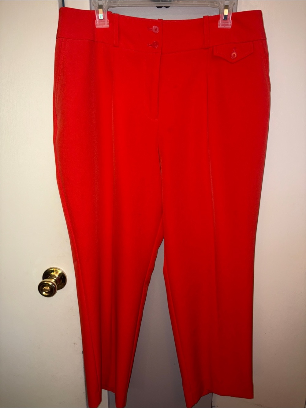 Size 14 Liz Claiborne Bold orange Women's Tailored Pants